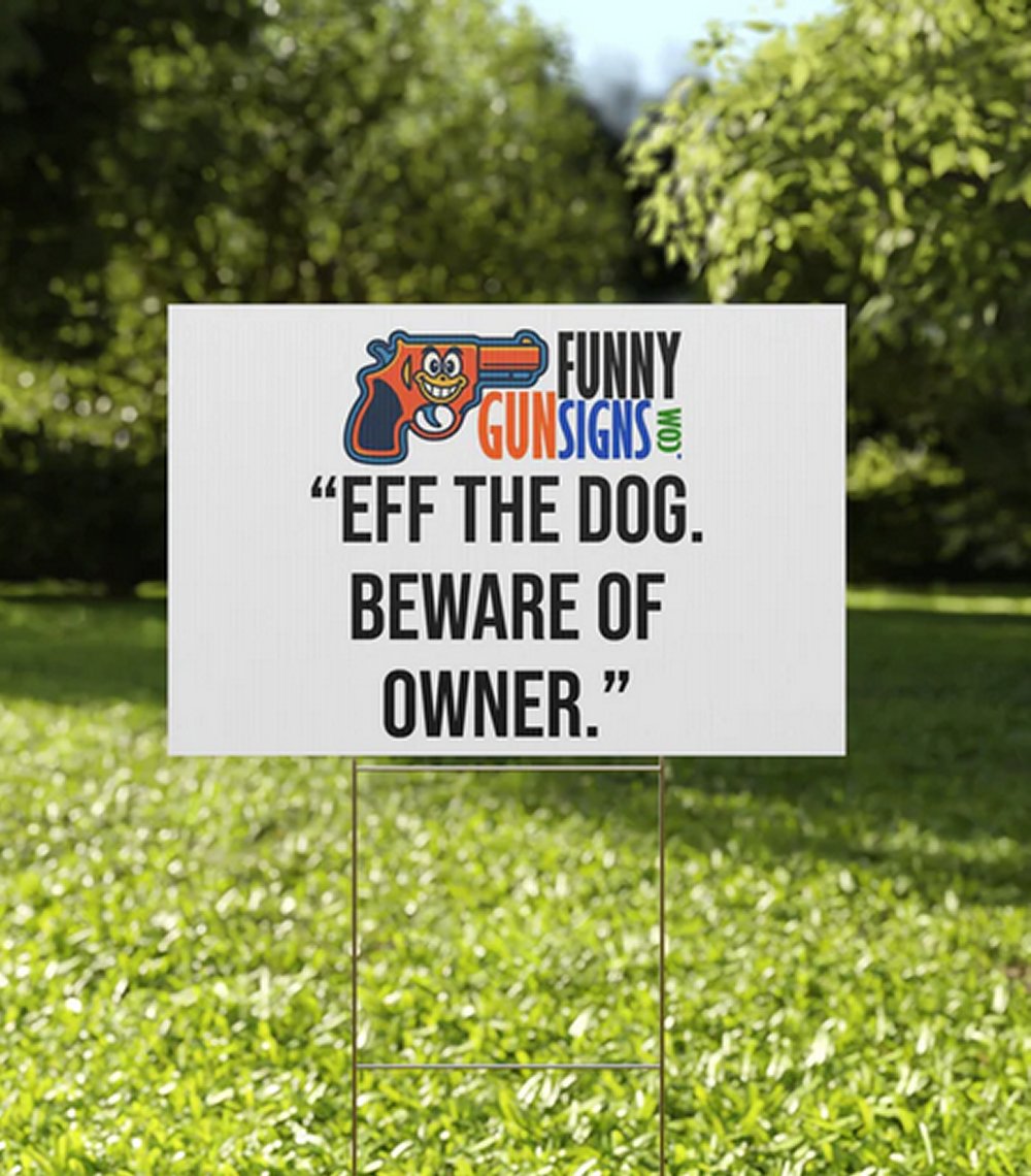 Funny Gun Signs - Yard Signs Pro - 2nd Ammendment