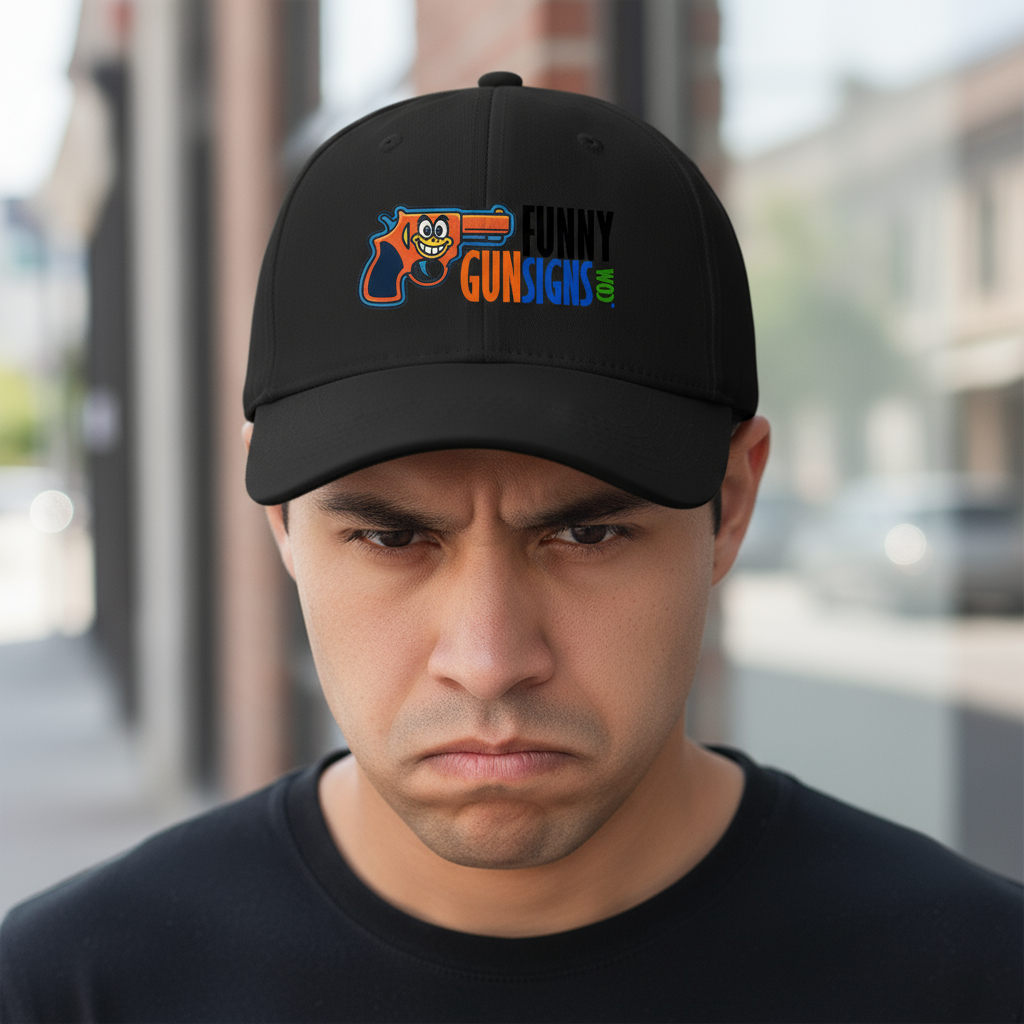 Funny Gun Signs Caps - 2nd Amendment Gun Nut