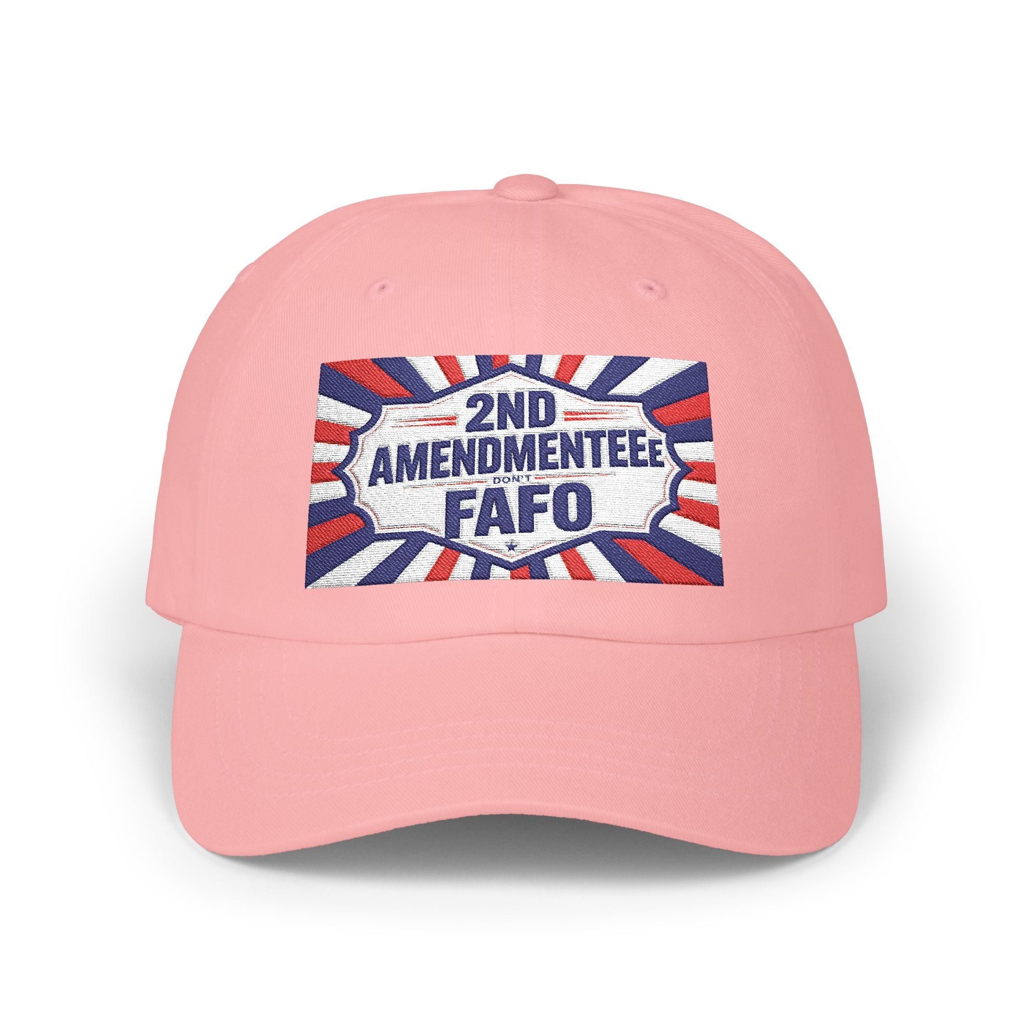 Embroidered Baseball Hat - 2nd Amendmenteer 'Don't FAFO' Dad Cap | Patriotic Embroidered Baseball Hat | Funny Gun Signs