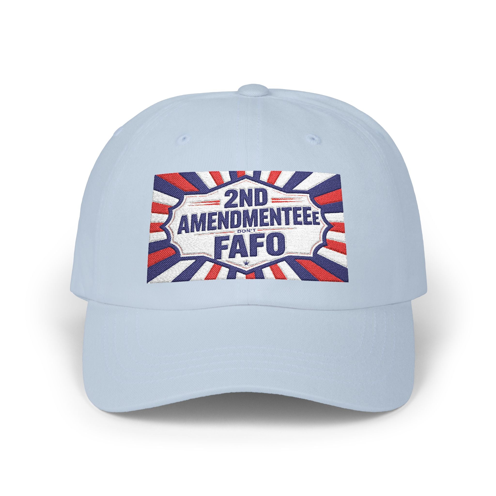 Embroidered Baseball Hat - 2nd Amendmenteer 'Don't FAFO' Dad Cap | Patriotic Embroidered Baseball Hat | Funny Gun Signs