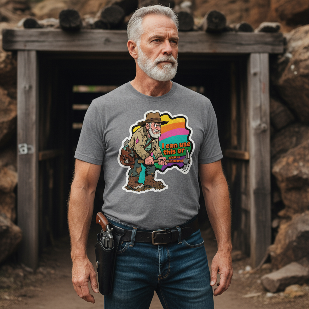 'I can use this or what is holstered' | Crewneck Sweatshirt | Funny Gun Signs